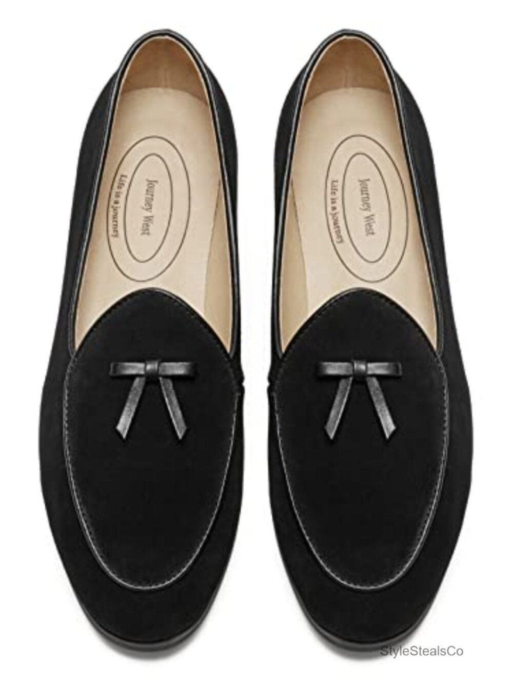 Genuine Leather Tassel Loafer Slip-on Belgian Penny Shoes for Women Casual